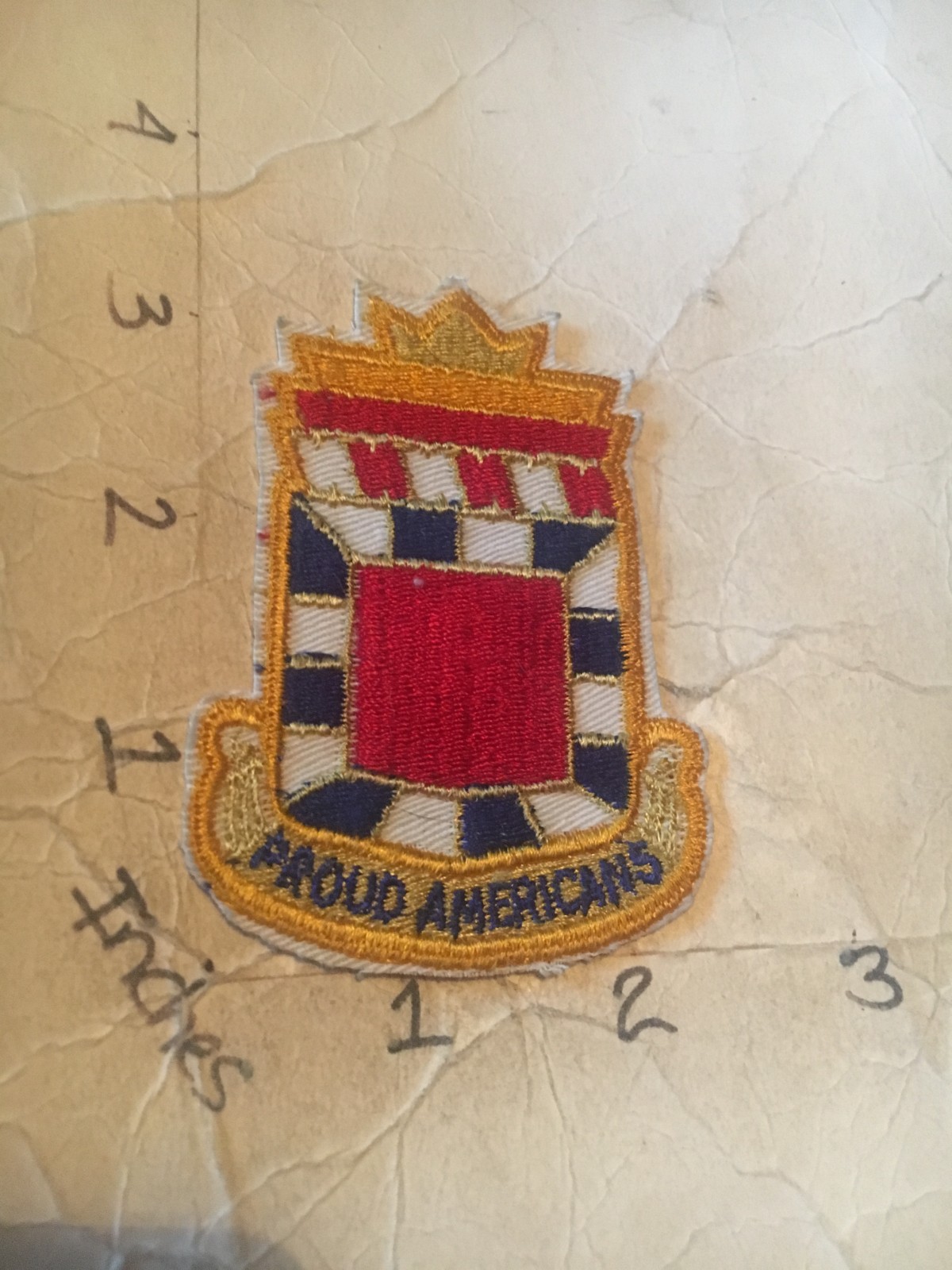 WW2 to Korea era US Army 32nd Field Artillery Regiment c/e patch 9/15/25 no glow