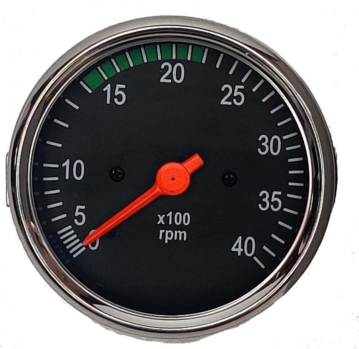 Tachometer Hourmeter 0-4000 RPM Alternator Diesel Engine 80MM +12V