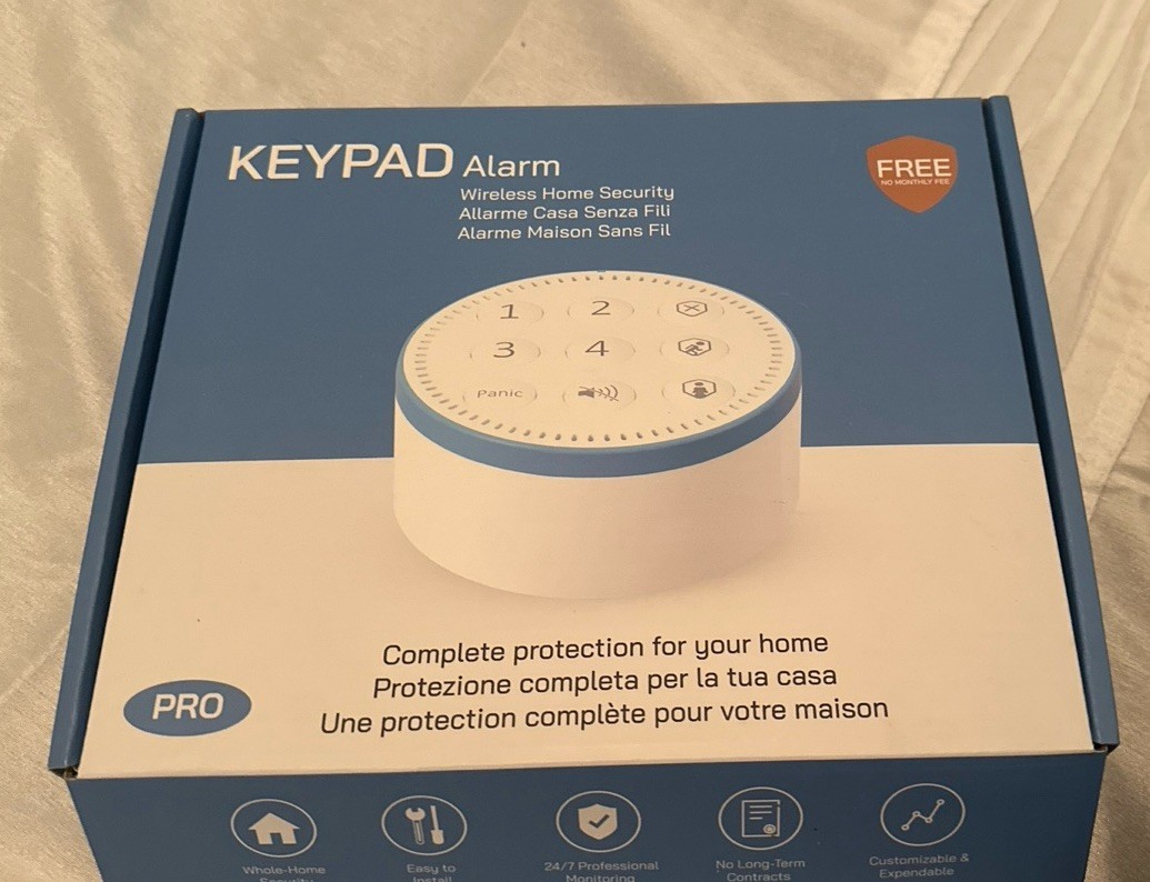 Wireless Home Security System No Monthly Fee 4 Pack Home Security Alarm