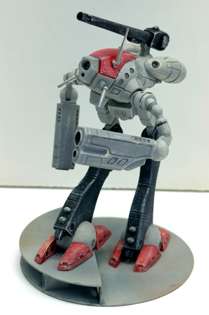 Testors 1:200 Scale Robotech ROBOT Command Pod Claug Officer Built D. Bower 1990