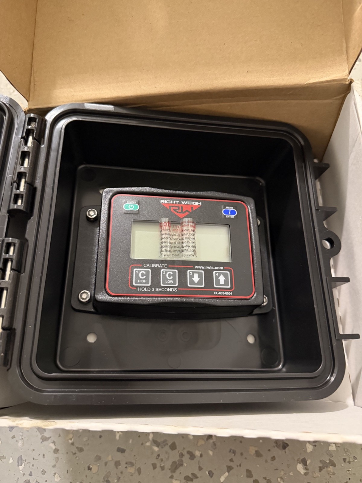 Right Weigh | 201-EBT-01B Bluetooth ExtDigital Load Scale wAirSensor |New In Box