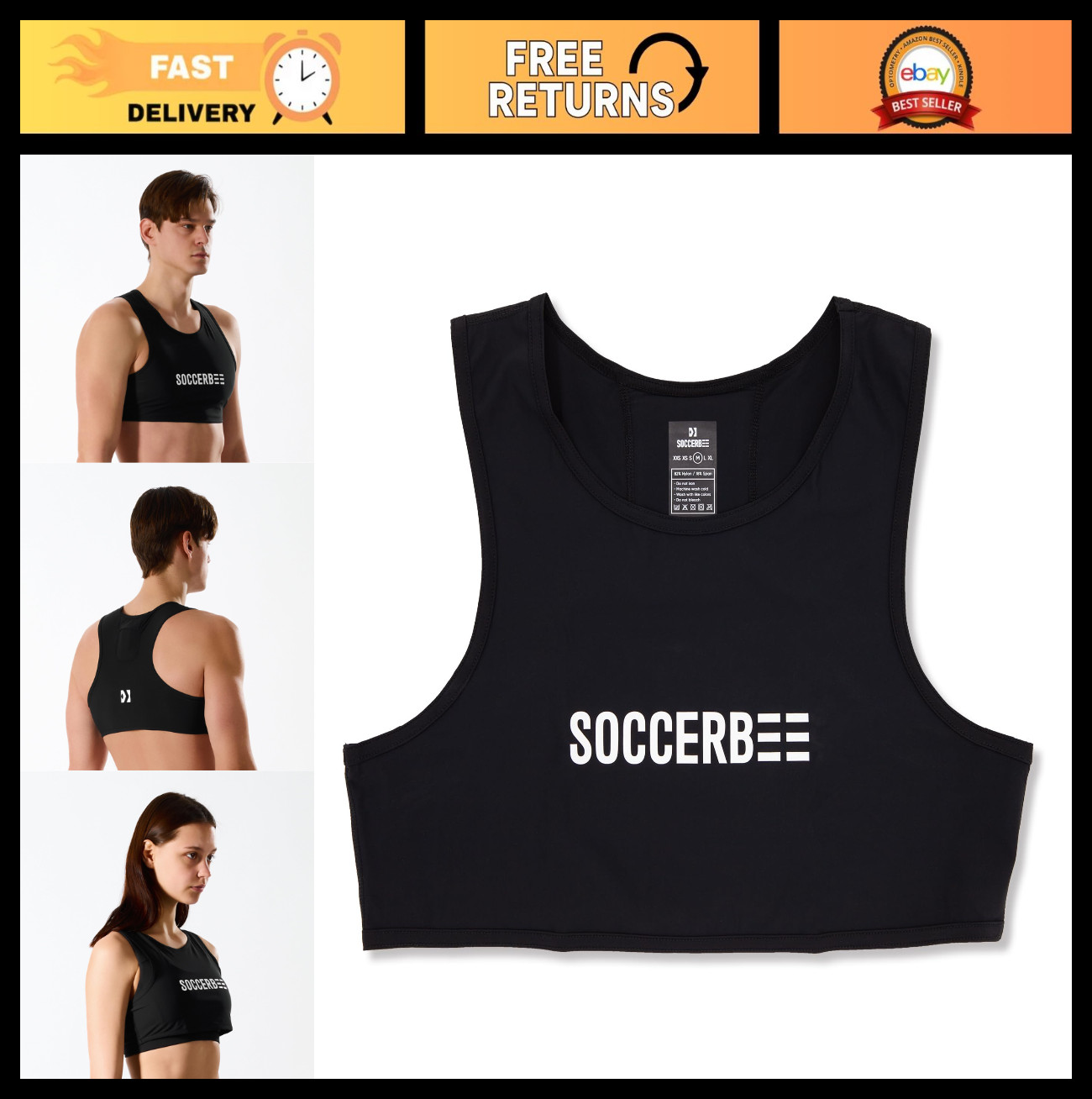 GPS Tracker Vest for Soccer Players - Wearable Sports Performance Monitor