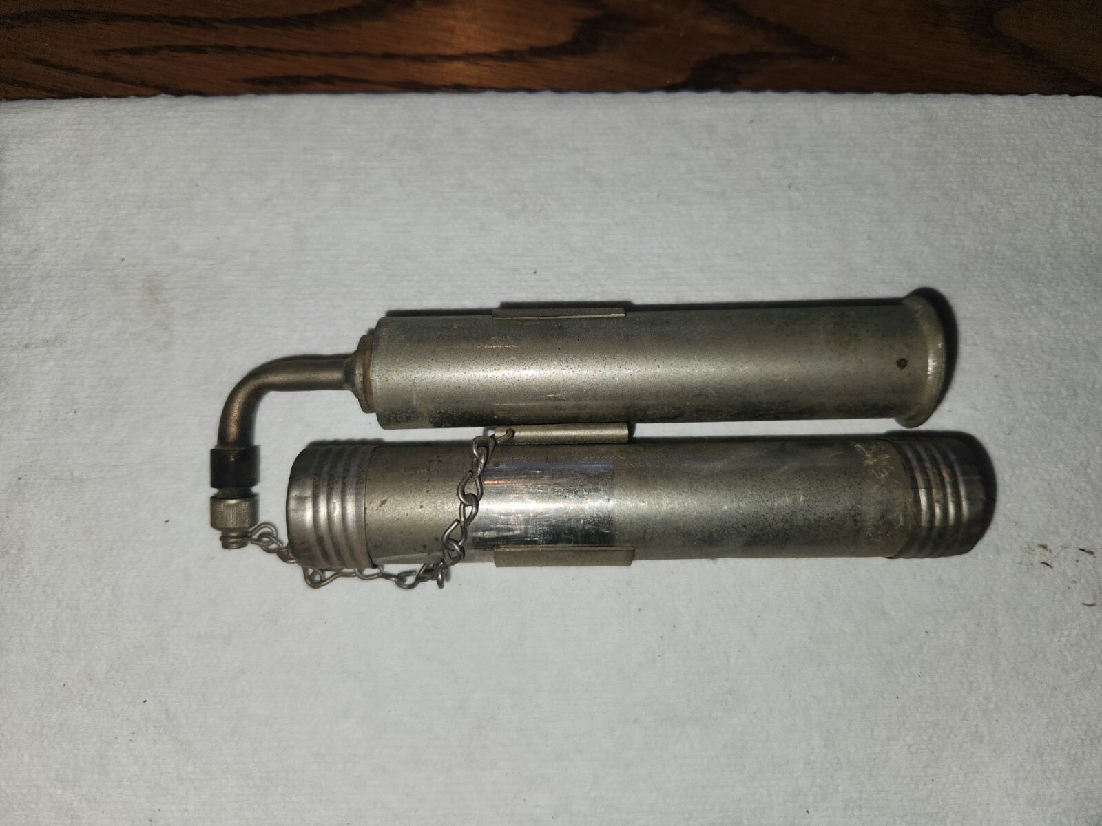Vintage Automatic Blow Torch Stainless Alcohol Wick