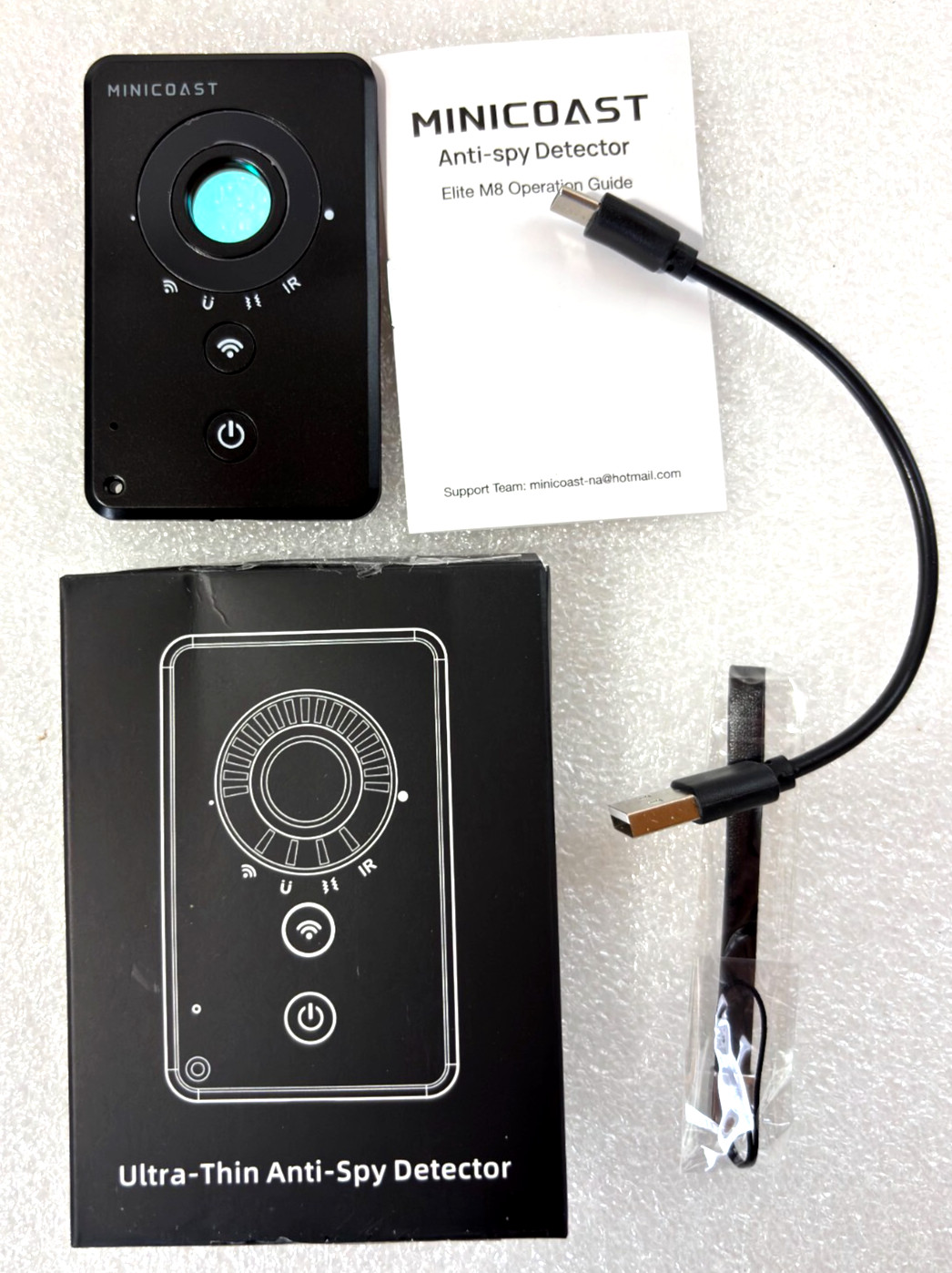 Hidden Camera Detector Bug Spy Camera Finder GPS Tracking Device ~ Elite M8