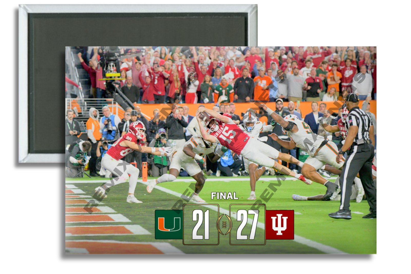 2025 Indiana Hoosiers Mendoza Dive National Champions 2" x 3" Magnet