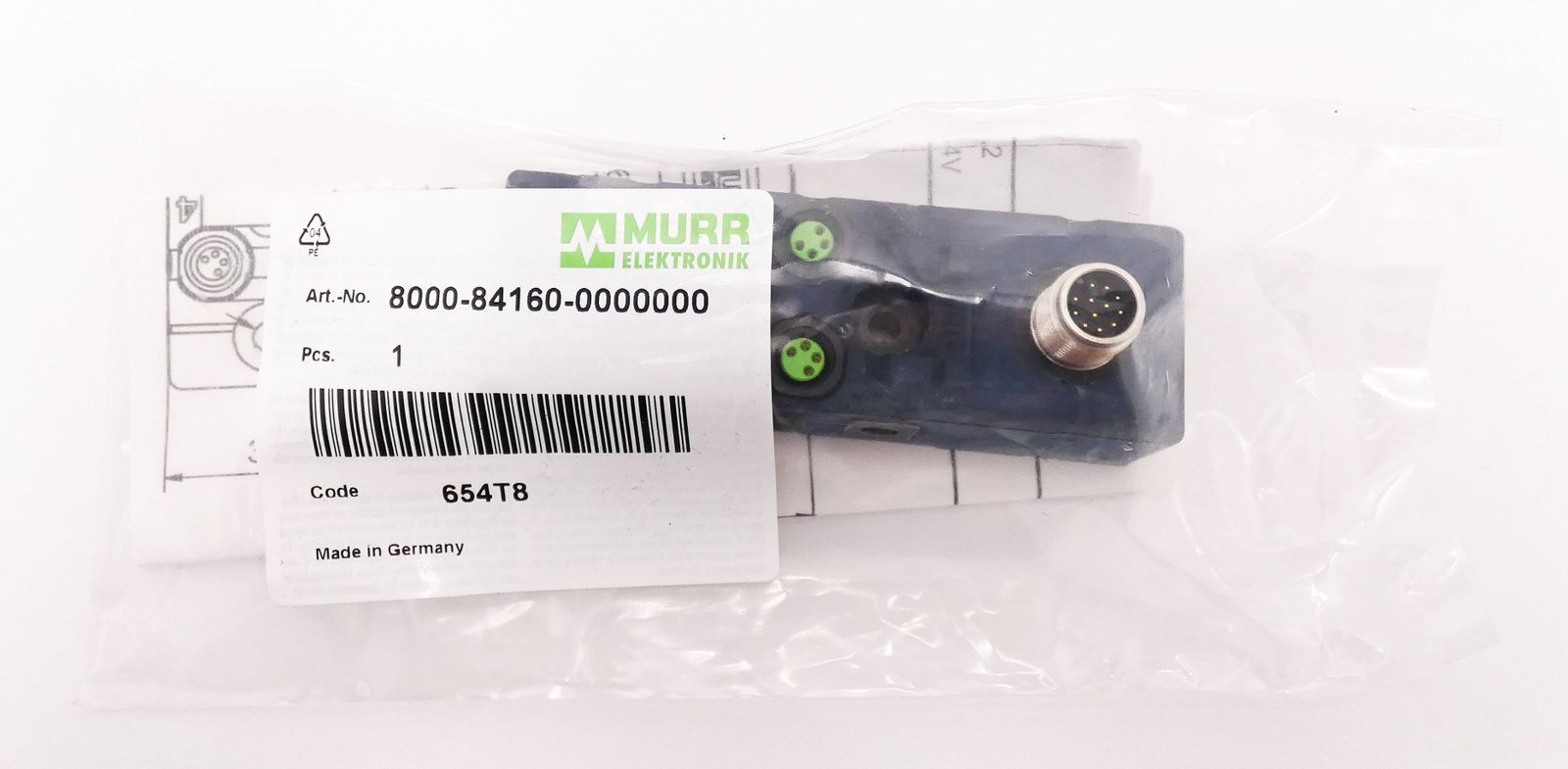 Murr Elektronik 8000-84160-0000000 Sensor/Actuator Box -Unused-