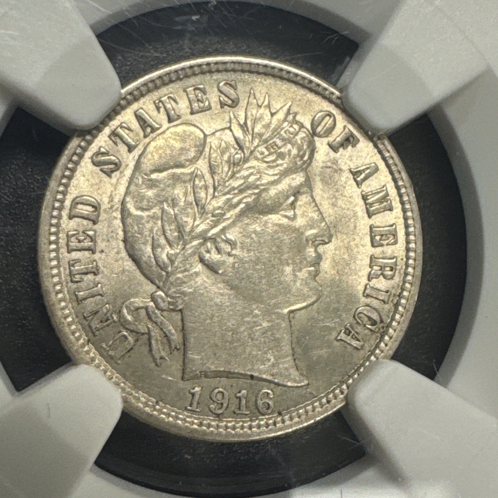 1916 Barber Dime NGC MS62 Uncirculated