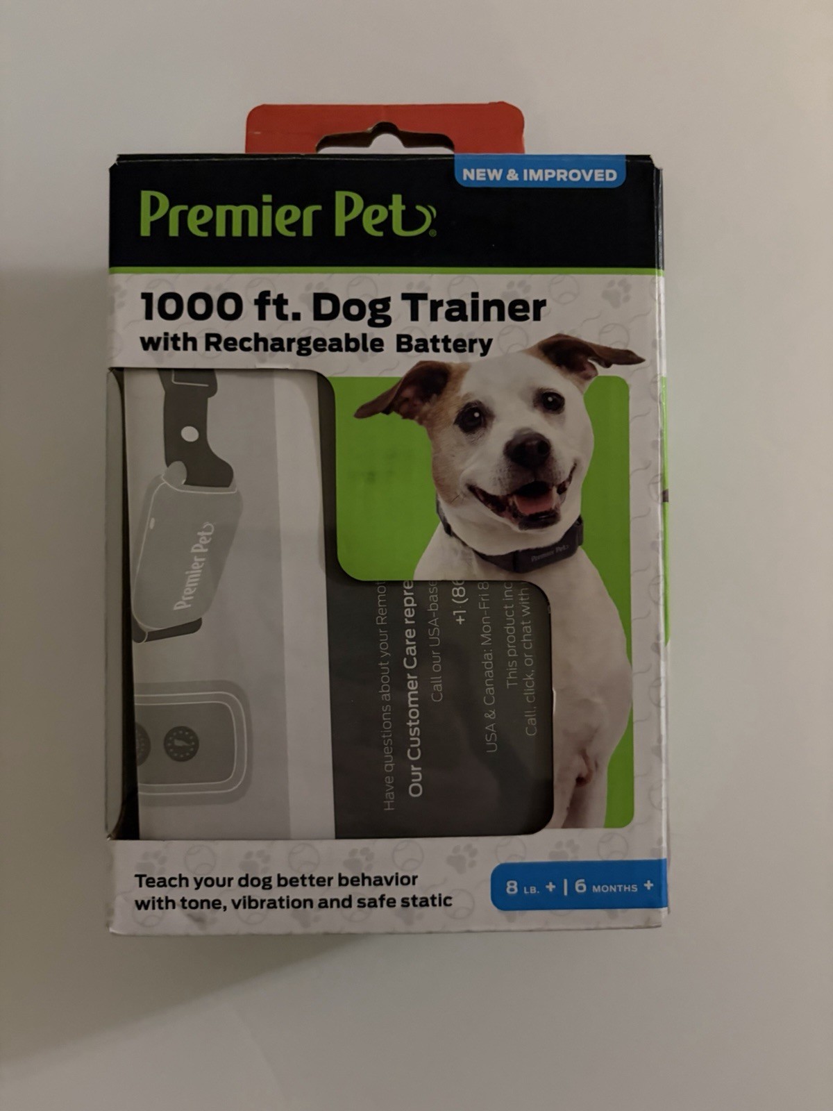 Premier Pet 1000 ft. Dog Trainer Collar with Rechargeable Battery