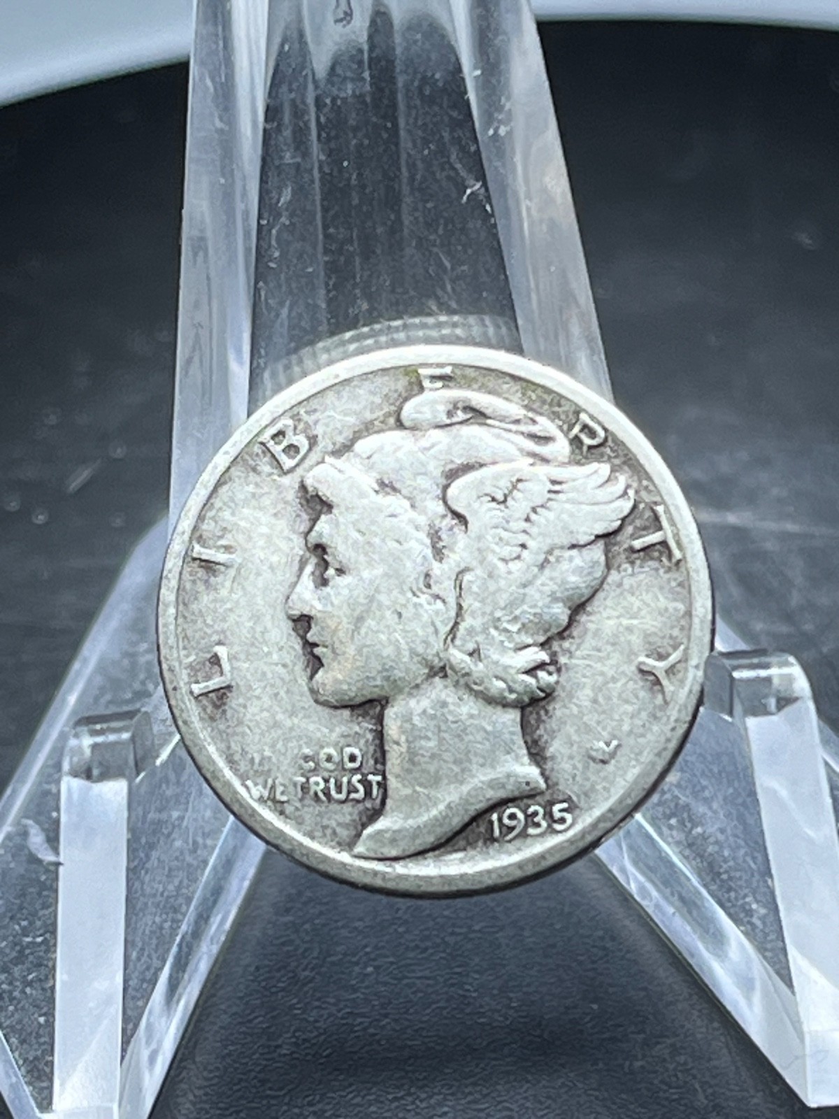 1935 Mercury Head Dime - No Mint Mark - Silver # WX197