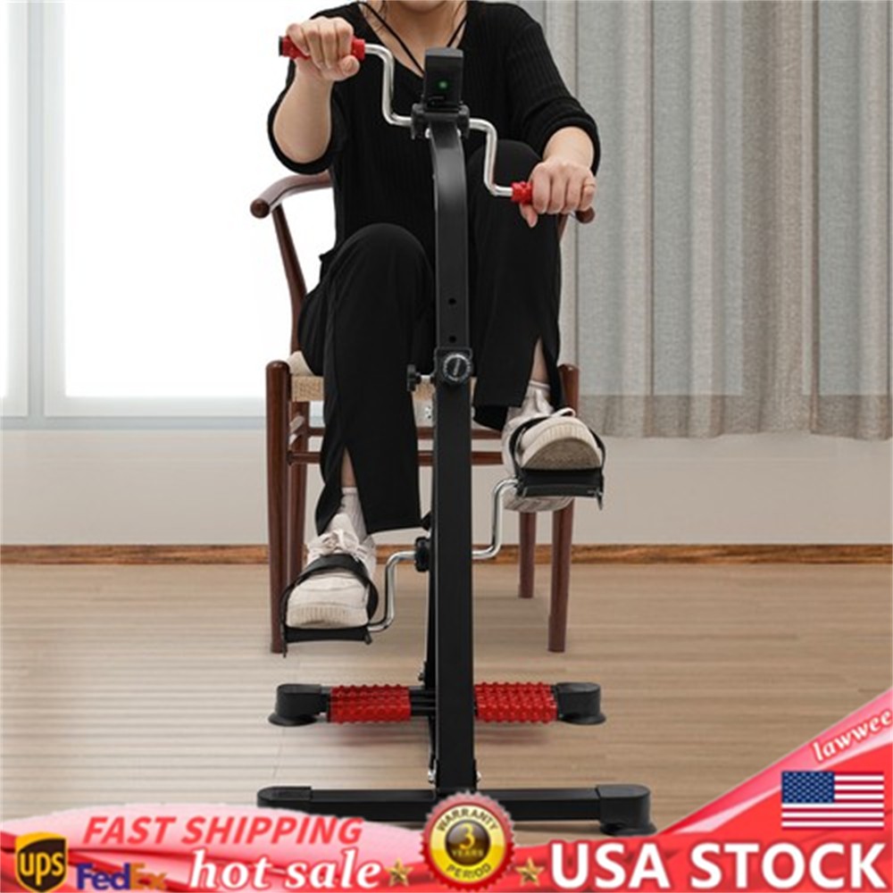 Black Pedal Exerciser Bike, Fitness Bike, Exerciser Bike w/LCD screen display