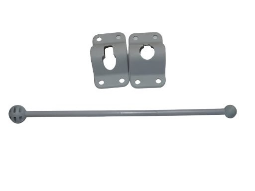 Trailer Cargo Door Hold Back Catch Camper 10" grey
