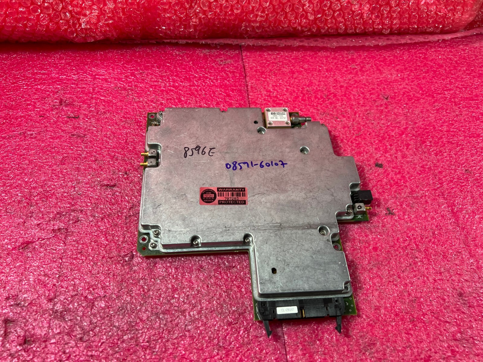 HP 8596E Spectrum Analyzer Part 08591-60107 5086-7806