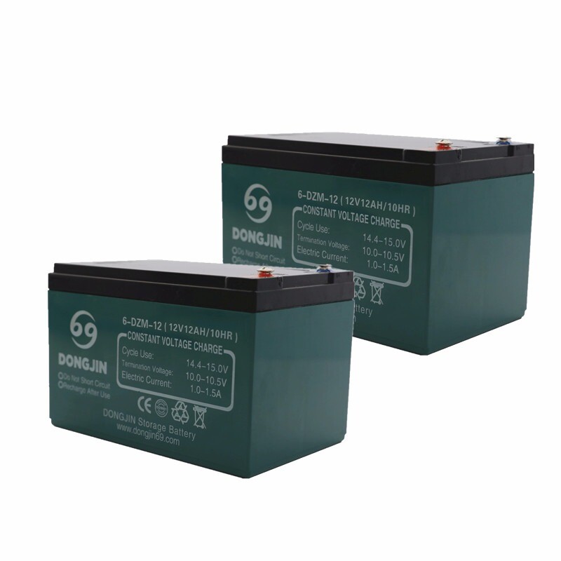 2 Pack 12V 12AH Battery  6-DZF 6-DZM-12 For Motocycle Scooter ATV Quad Dirt Bike