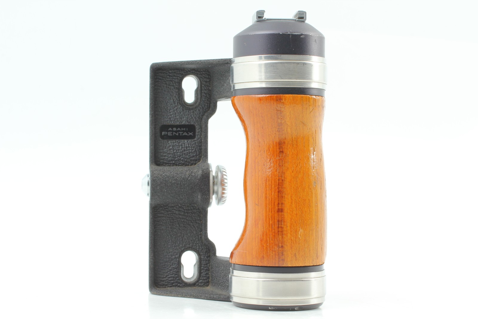 [Exc+5] ASAHI PENTAX Hot Shoe Wood Left Hand Grip For 6x7 67 67II From JAPAN　　　　
