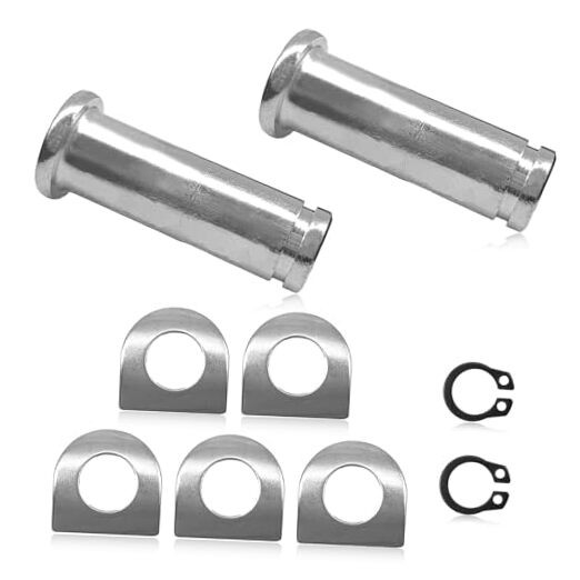 Motorcycle Foot Peg Mount Bolt Pin Kit, pin+Spring washer+Retaining ring, or
