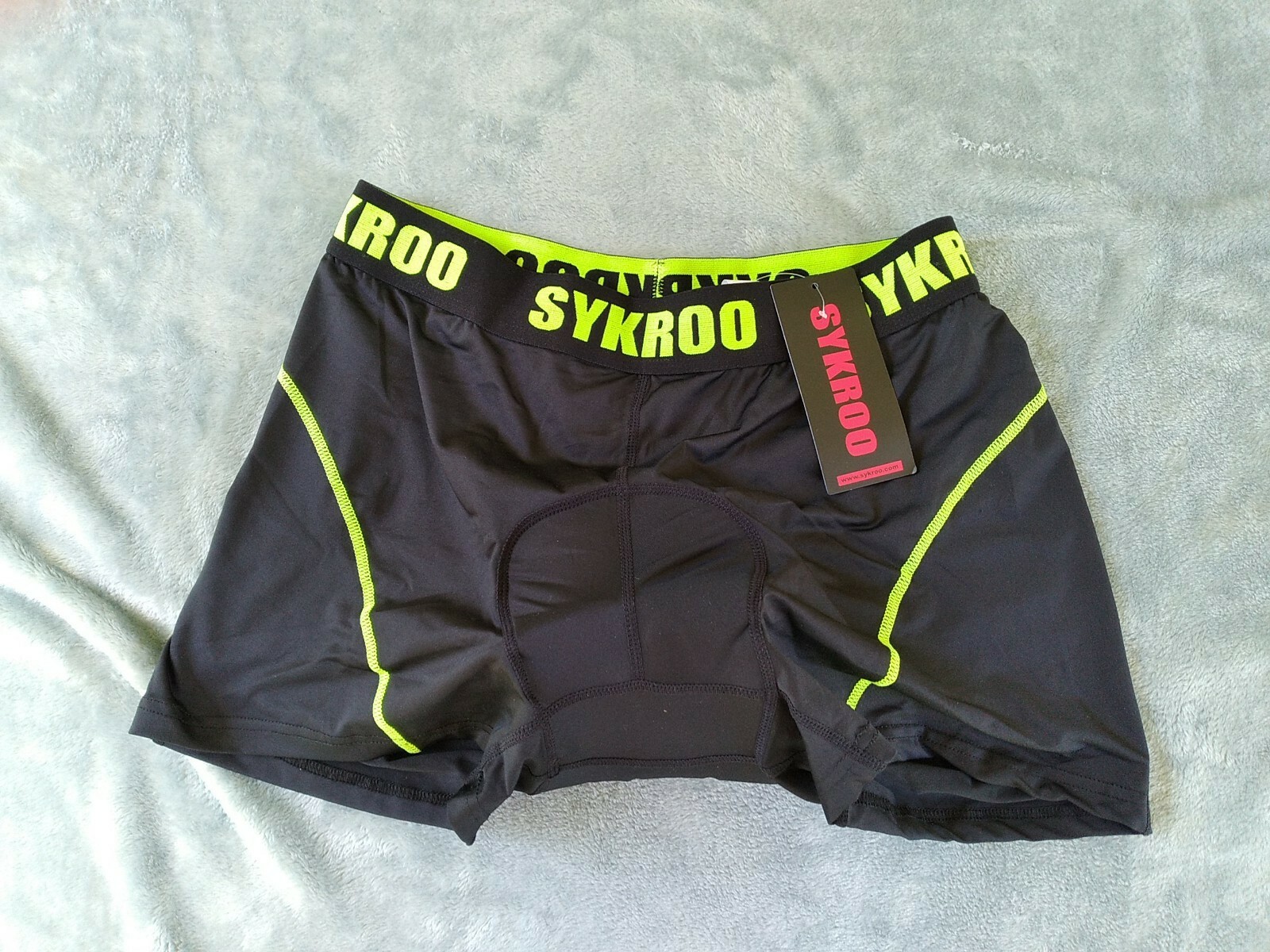 SYKROO Men's 2XL Padded Base Layer Bike Cycling Briefs Shorts 2.5" Inseam
