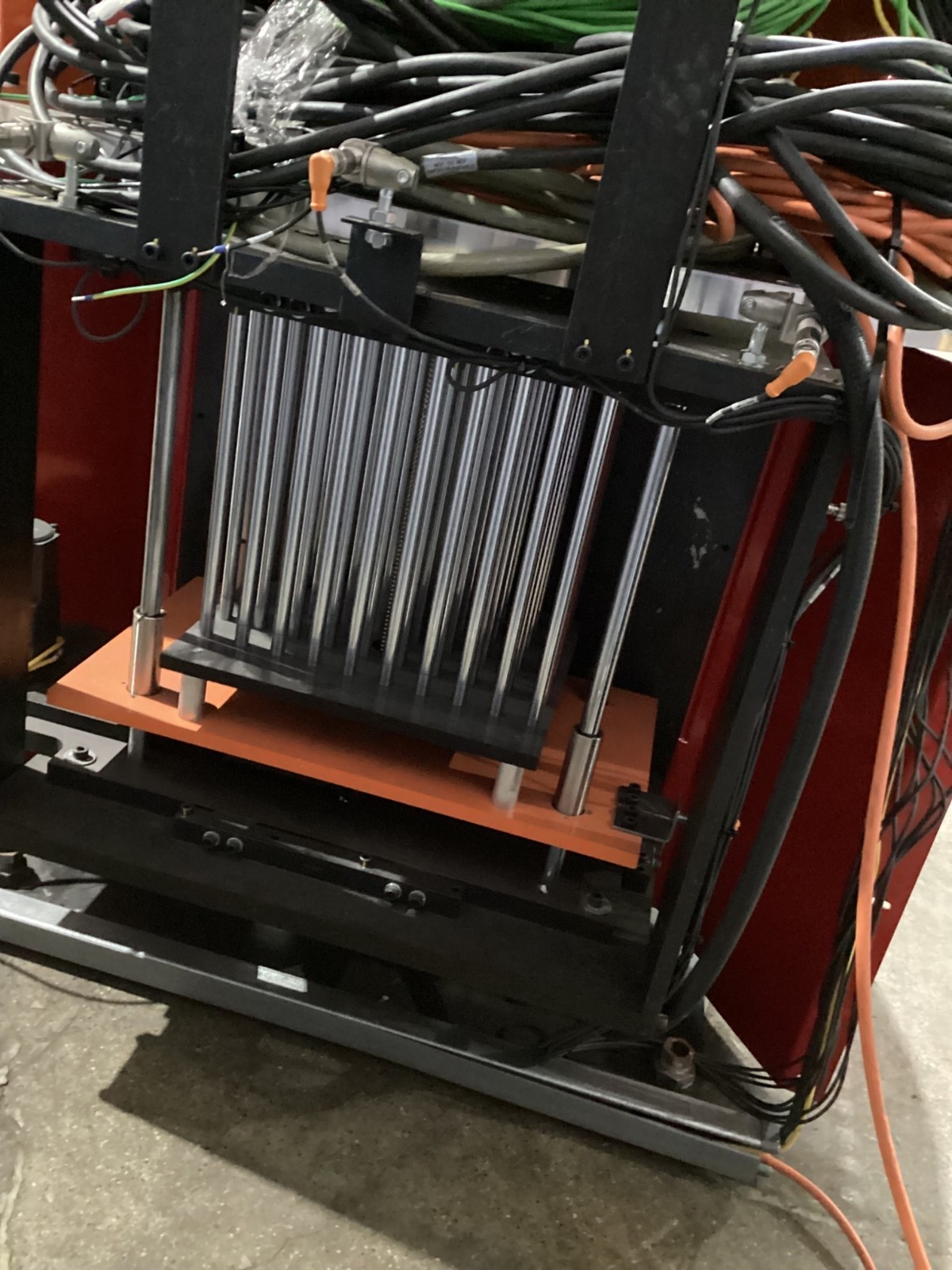 Rotary Indexing Table w/ Perforated Downdraft Surface for Welding/Assembly USED