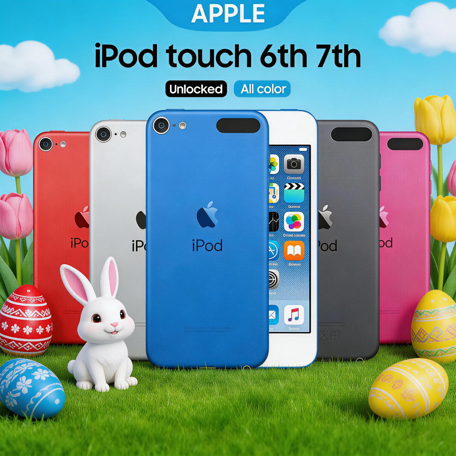 New Sealed Apple iPod Touch 5th 6th 7th Gen 32GB 64GB 128GB 256GB Fast Shipping