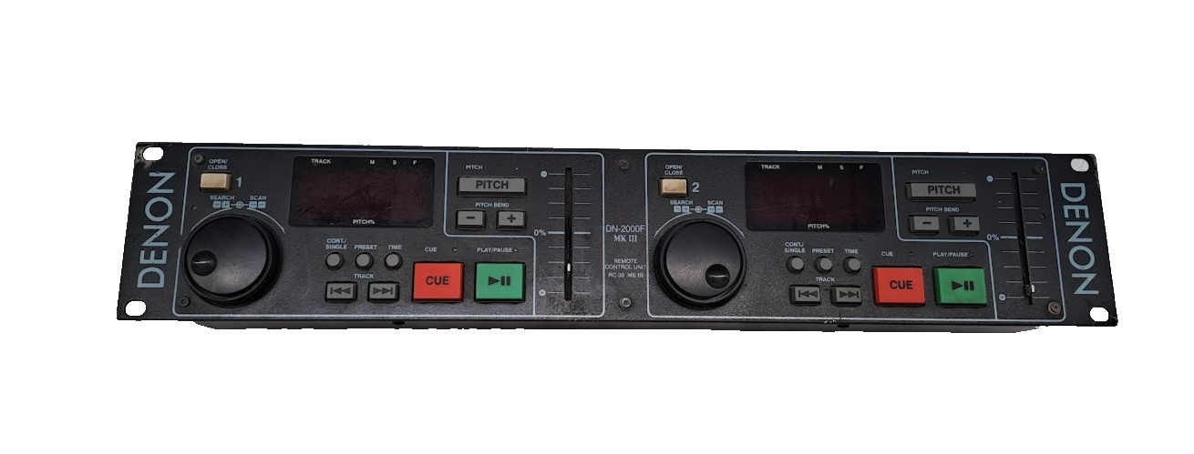 Denon DN-2000F MK III Dual CD Player Rackmount Professional Audio System
