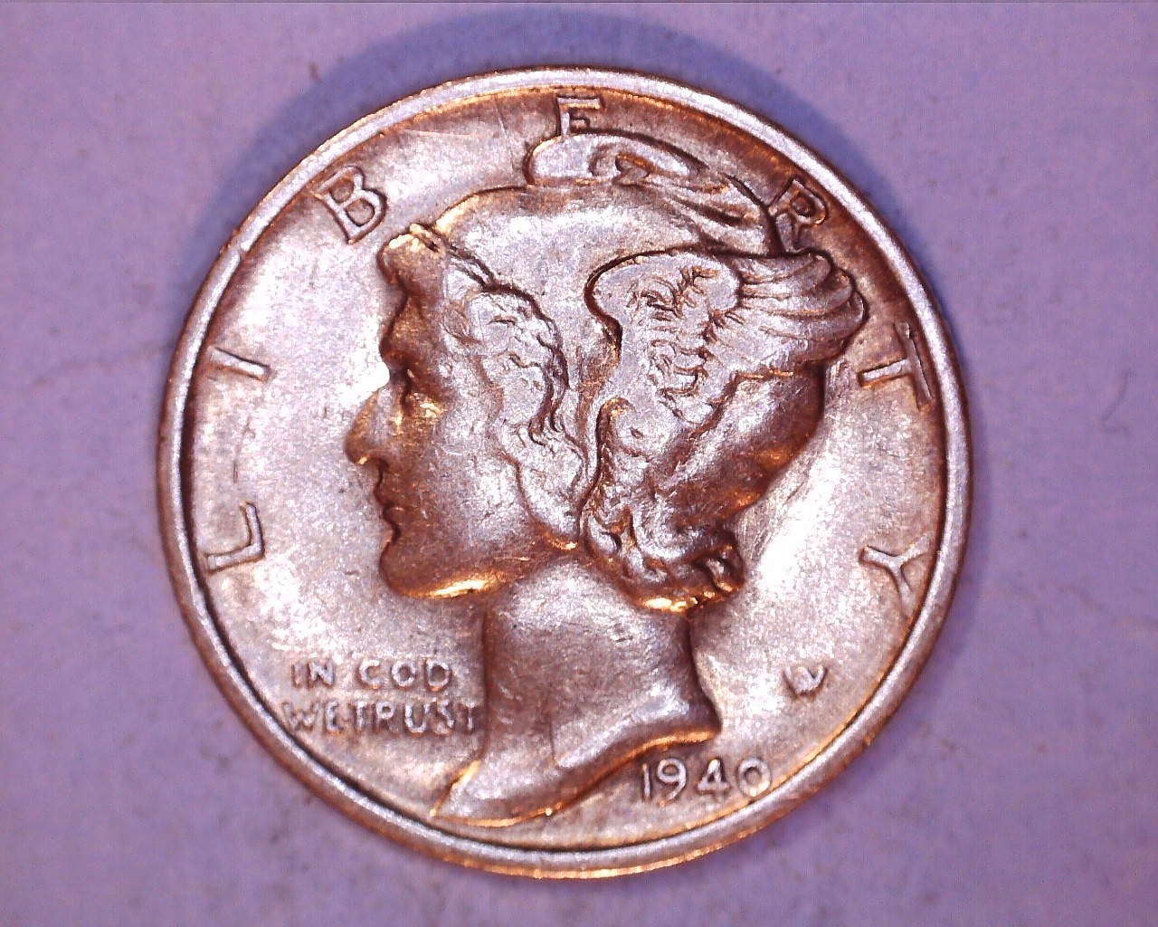 1940-S MERCURY DIME  XF *** 716-6