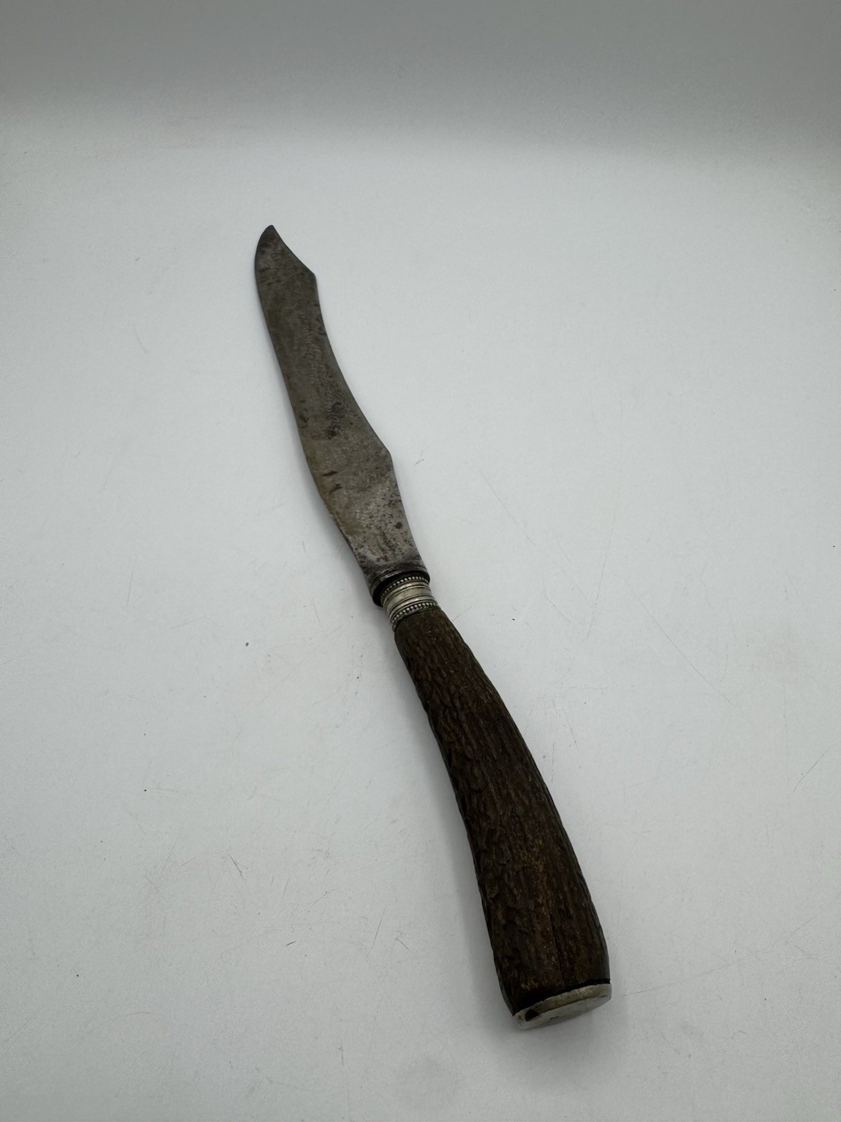 Vintage Faux Stag Horn Meat Carving Knife Sheffield England