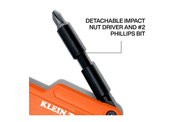 Klein Tools Folding Utility Knife with Driver Screwdriver Tool