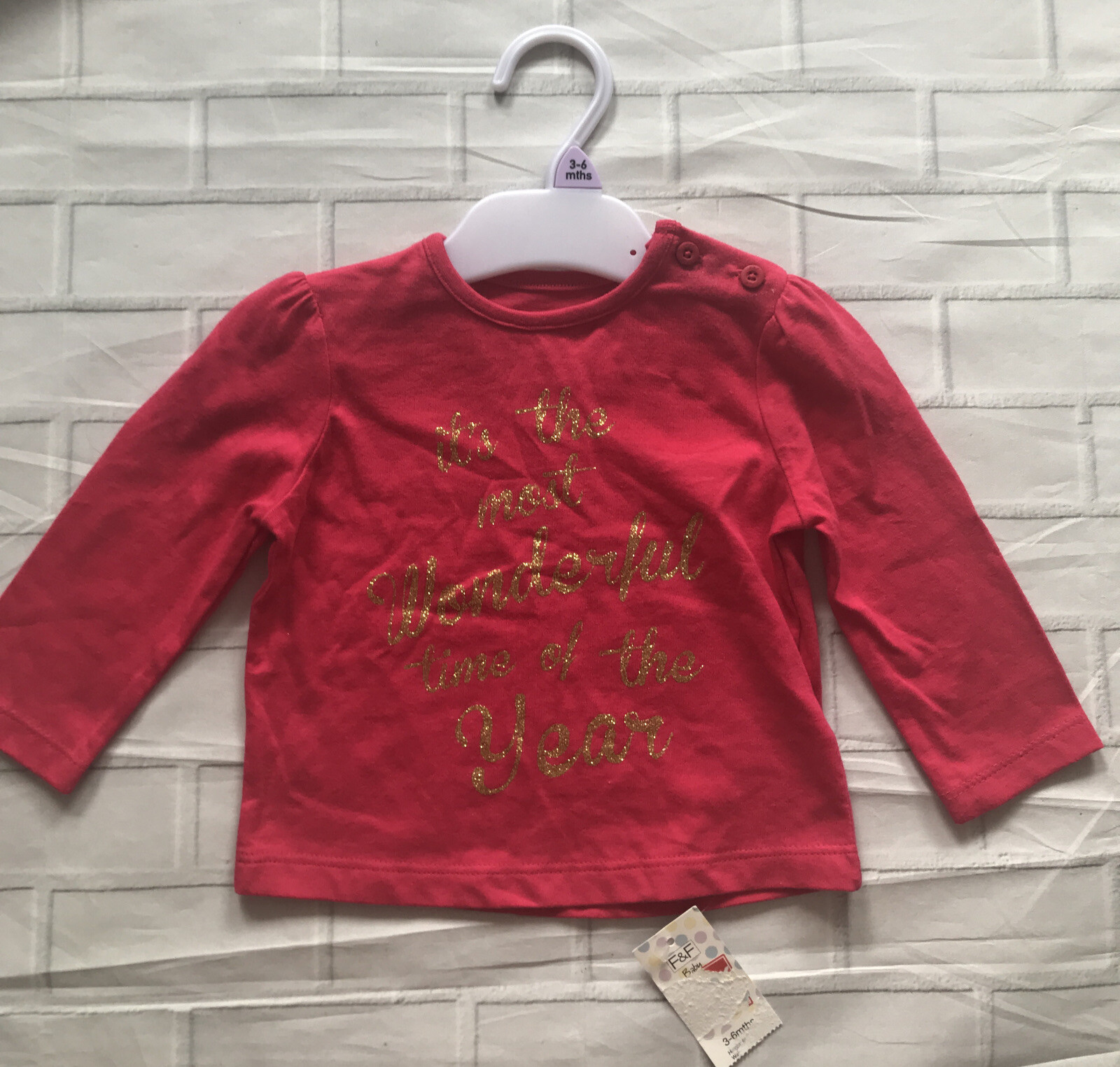 its the most wonderful time of the year baby tshirt Christmas 3-6 months xmas #l