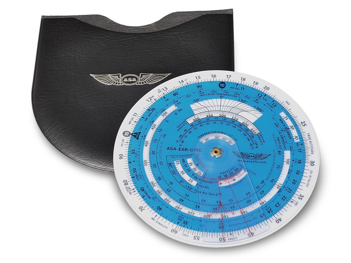 NEW SEALED ASA E6B Circular Flight Computer ASA-E6B-CIRC for FAA PILOTS