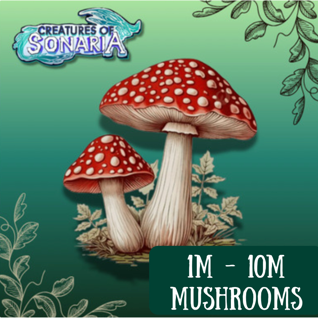 Creatures of Sonaria | COS | Roblox | 1M -10M Mushrooms | 🍄 Shooms | Cheapest🔥