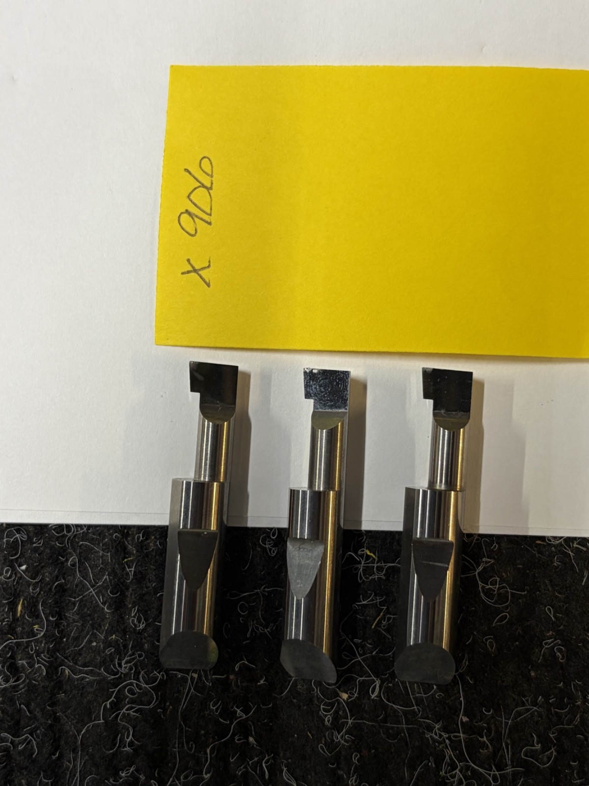 3 USED MICRO-QUIK QBB BORING BARS, QBB-320750. USA MADE MICRO 100 (X906)
