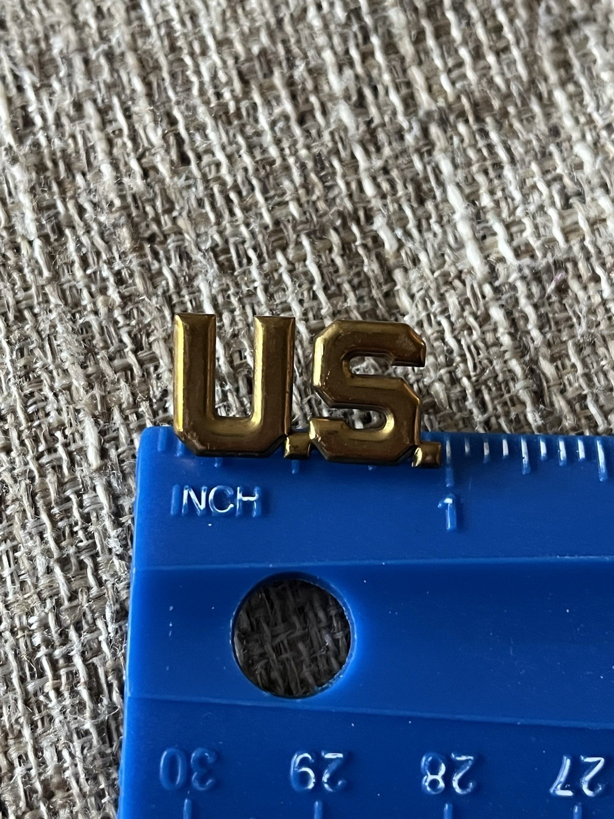 US Army Officer Collar Insignia Pin Meyer Marker Marked