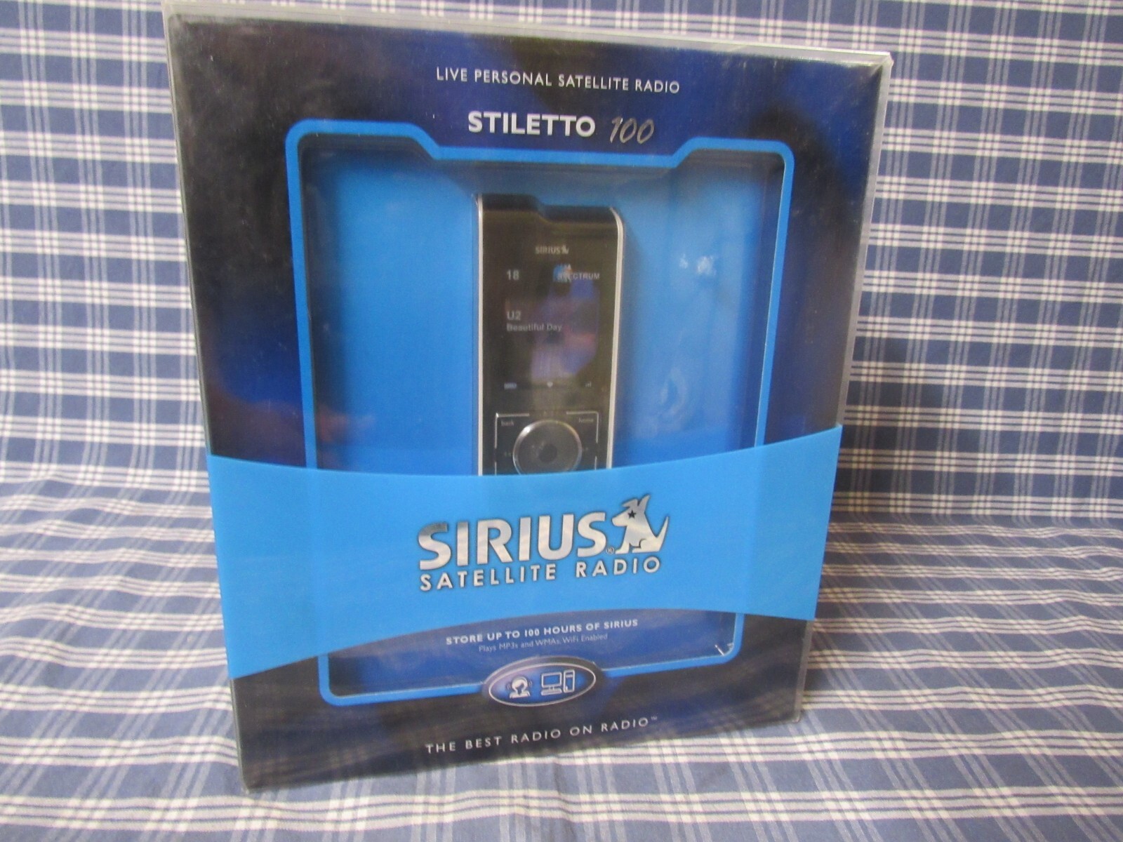 Sirius Stiletto 100 Portable Satellite Radio SL100PK1 (Sealed Box) FREE SHIPPING