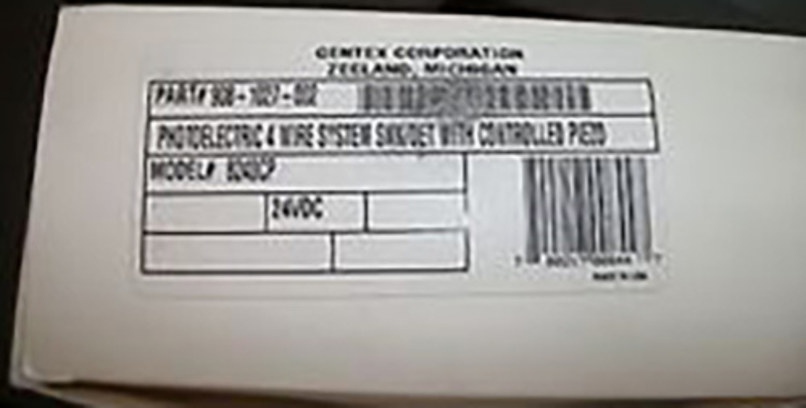 NEW GENTEX #908-1027-002 PHOTOELECTRIC SMOKE DETECTOR