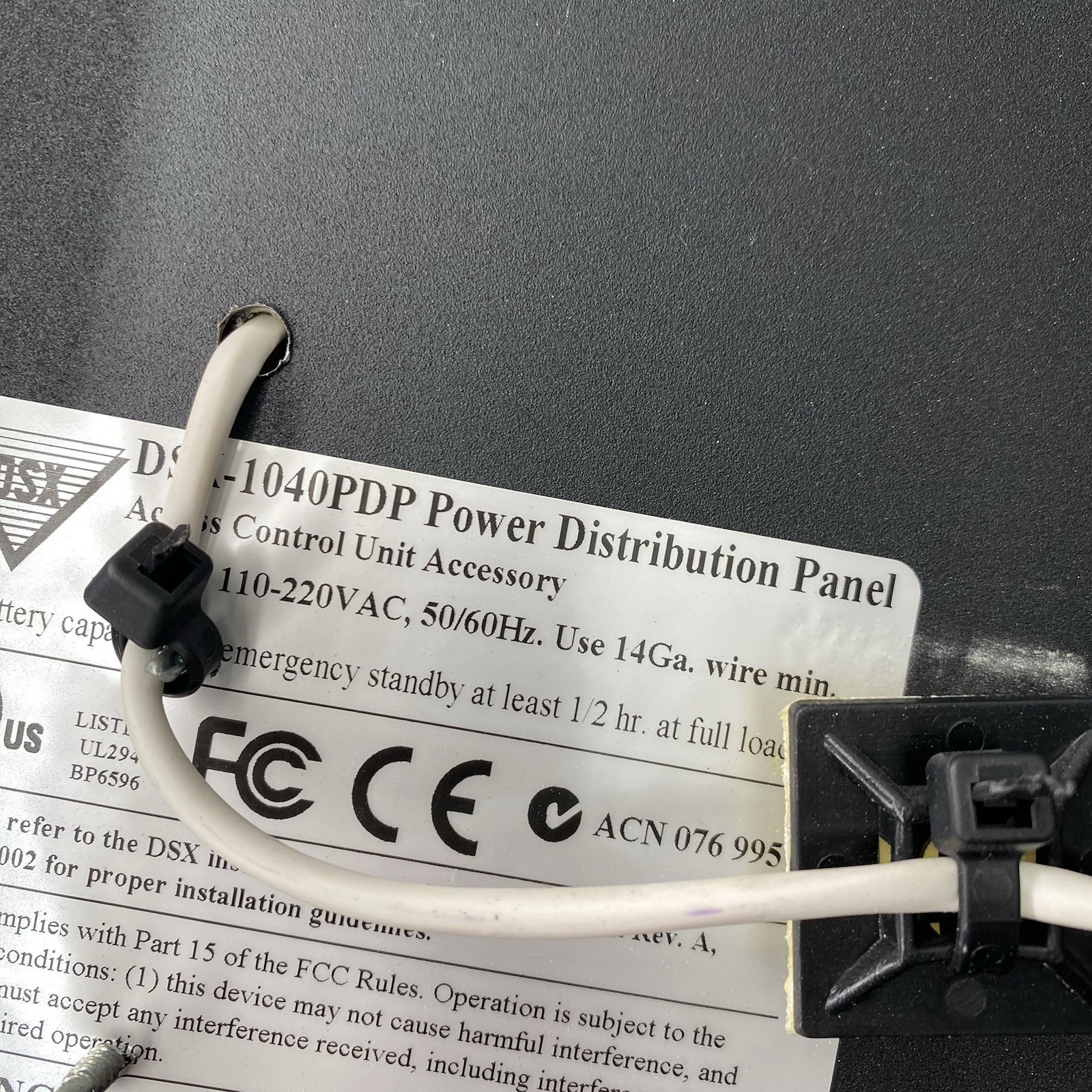 DSX-1040PDP power Distribution Panel w/ 1040DPM Access System