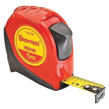 Starrett Ktx34-5M-N 5M Tape Measures, 3/4" Blade