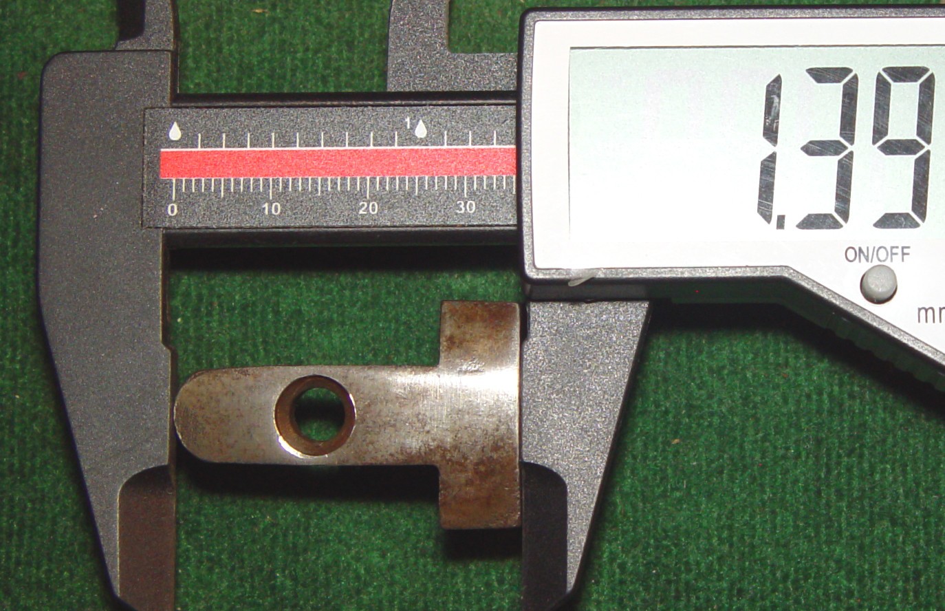 Black Powder Pistol Barrel Tang Looks to be CVA