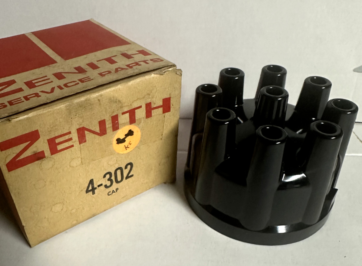 NOS RARE Zenith Distributor Cap 4-302 New old Stock