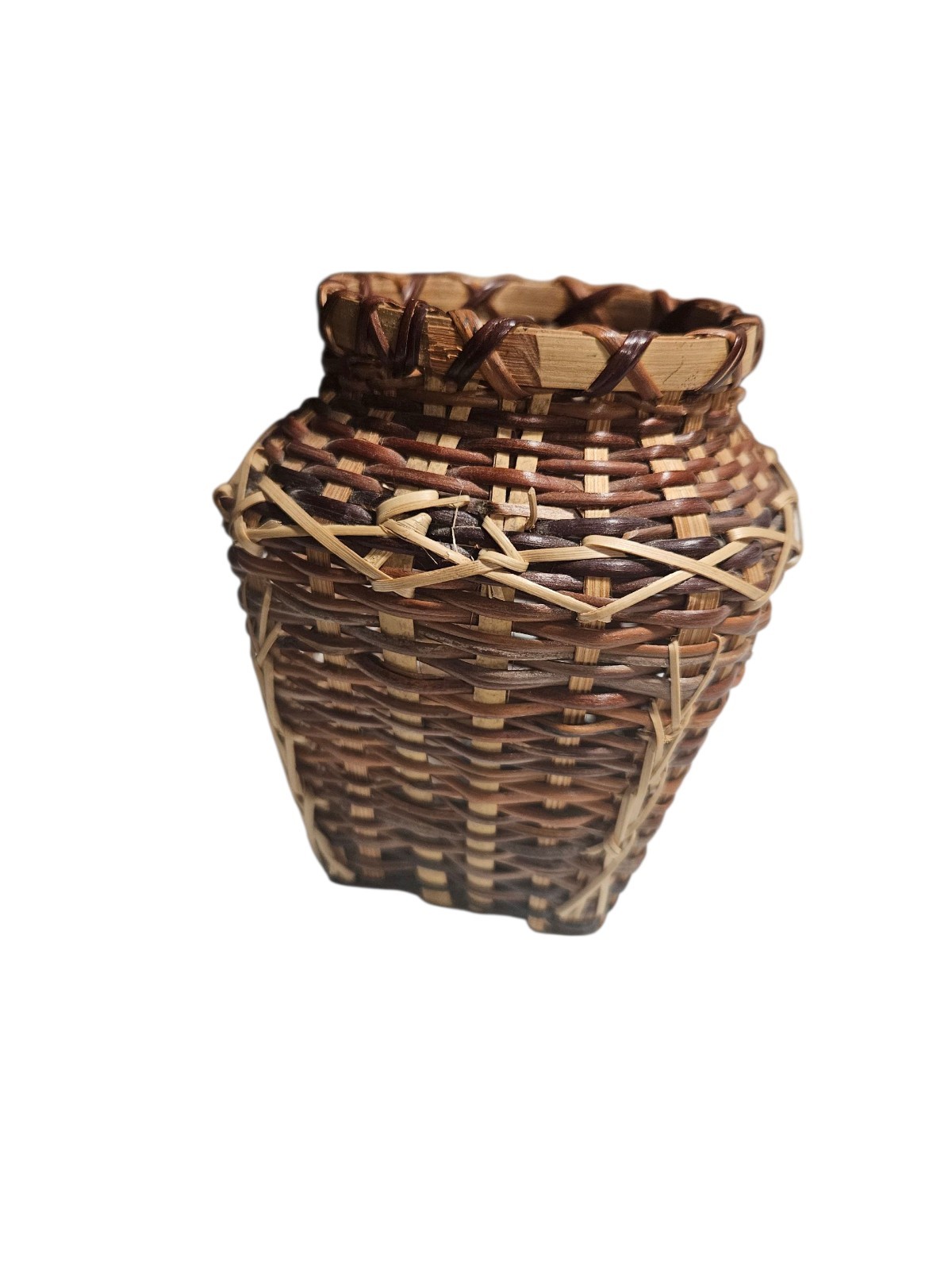 Basket Straw Wicker 4in