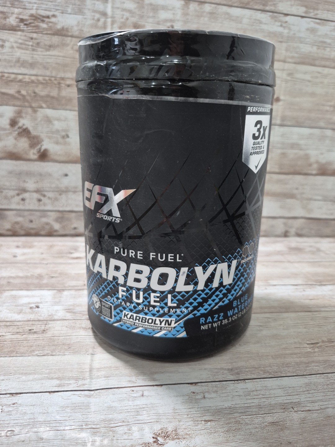 EFX Sports Pure Fuel Karbolyn, Blue Razz Watermello Energy & Performance 2lb