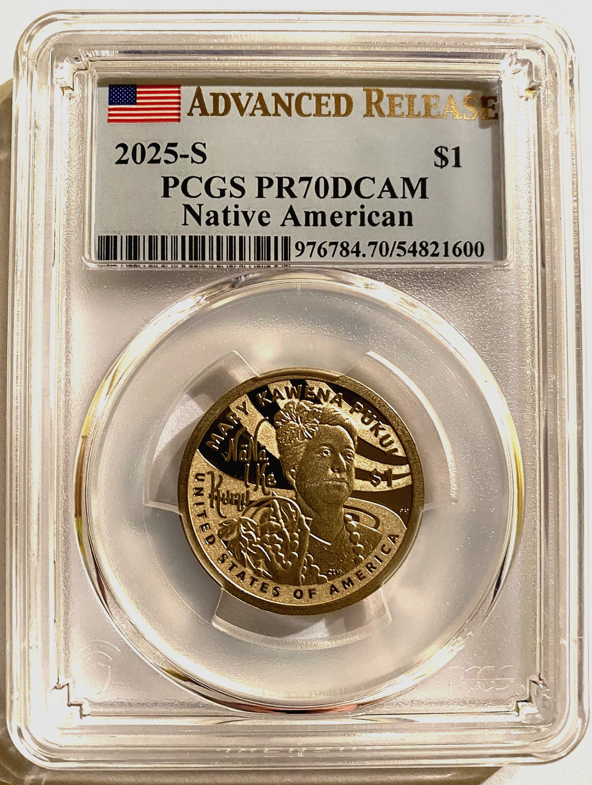 2025 S SACAGAWEA NATIVE AMERICAN PCGS PR70 ADVANCED RELEASE POPULATION ONLY 181