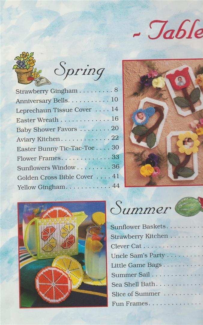HB PLASTIC CANVAS COUNTRY SEASONS 38 GREAT PROJECTS