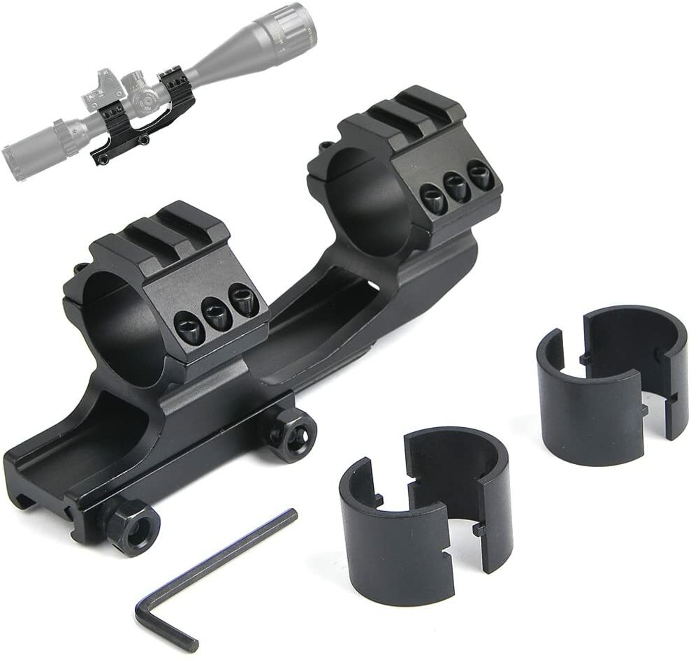 Rifle Scope Mount Rings 1inch/ 30mm Cantilever for 20mm Picatinny Rail Dual Ring