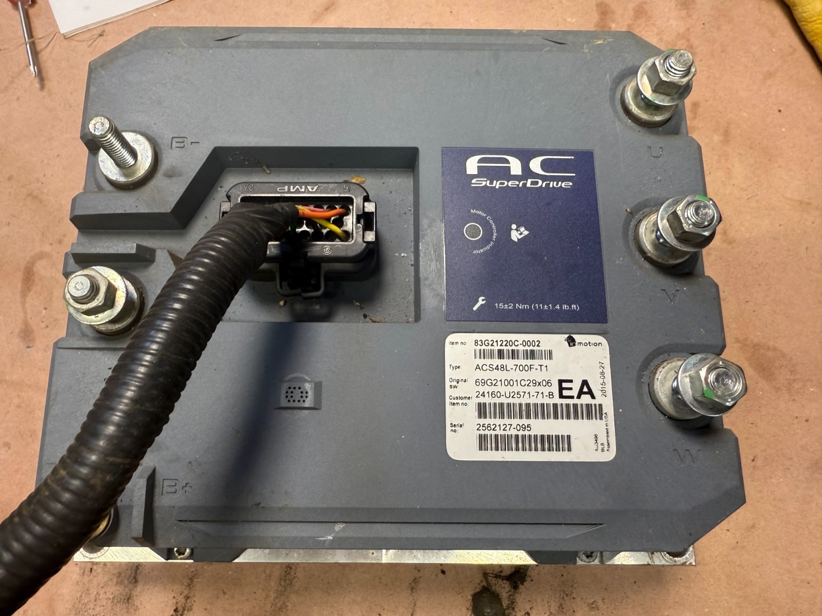 ACS48L-700F-T1, Tested InMotion AC SuperDrive industrial inverter 36-48V 700A