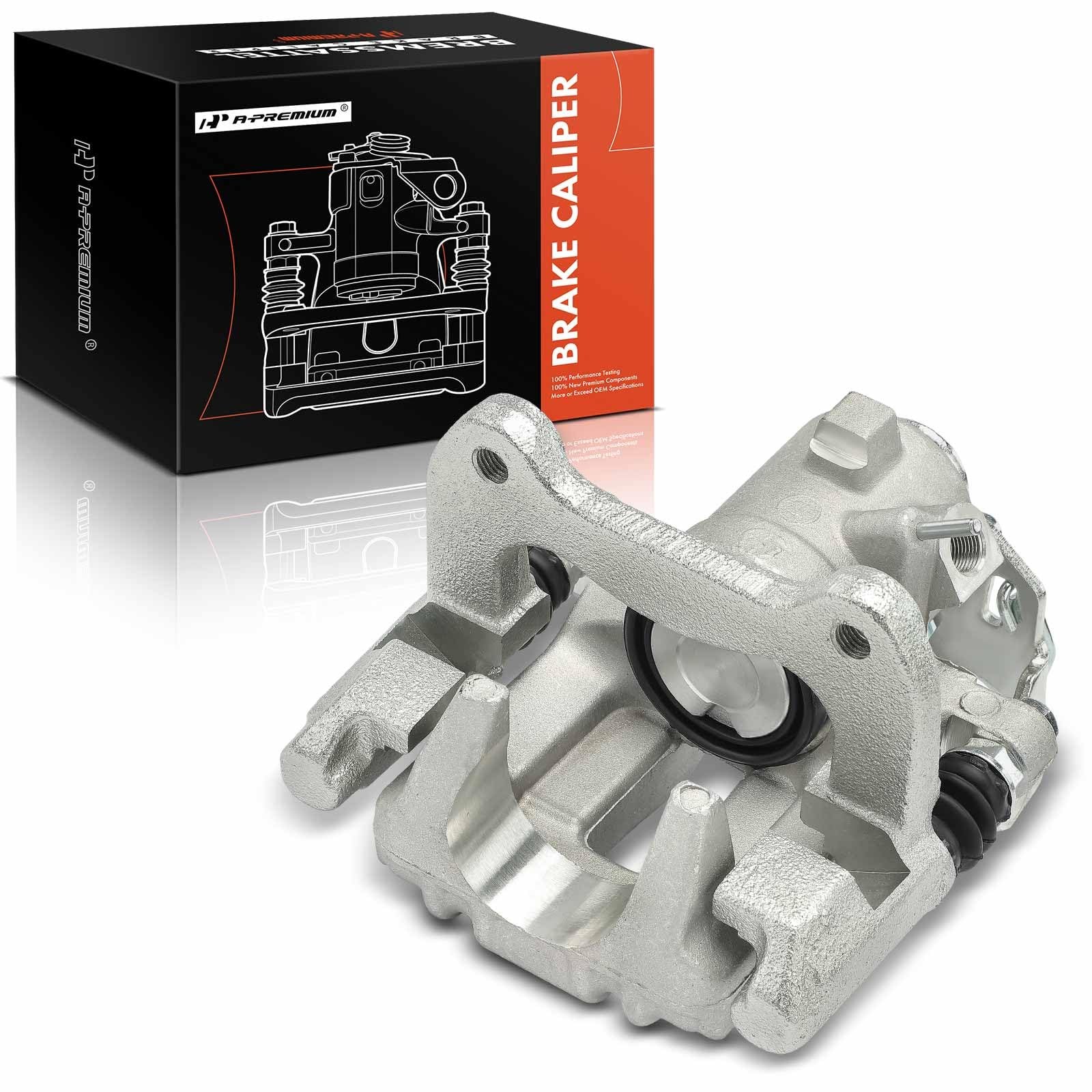 A-Premium Rear Right Passenger Side Disc Brake Caliper with Bracket