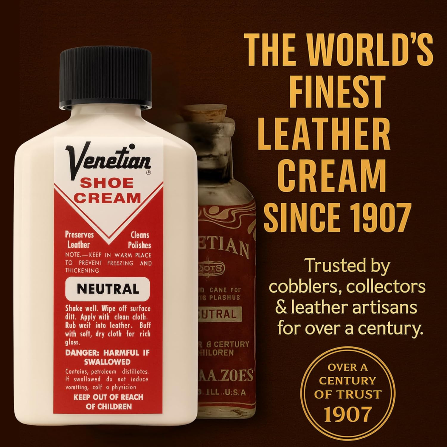 Shoe Cream, 3 Ounces, Neutral