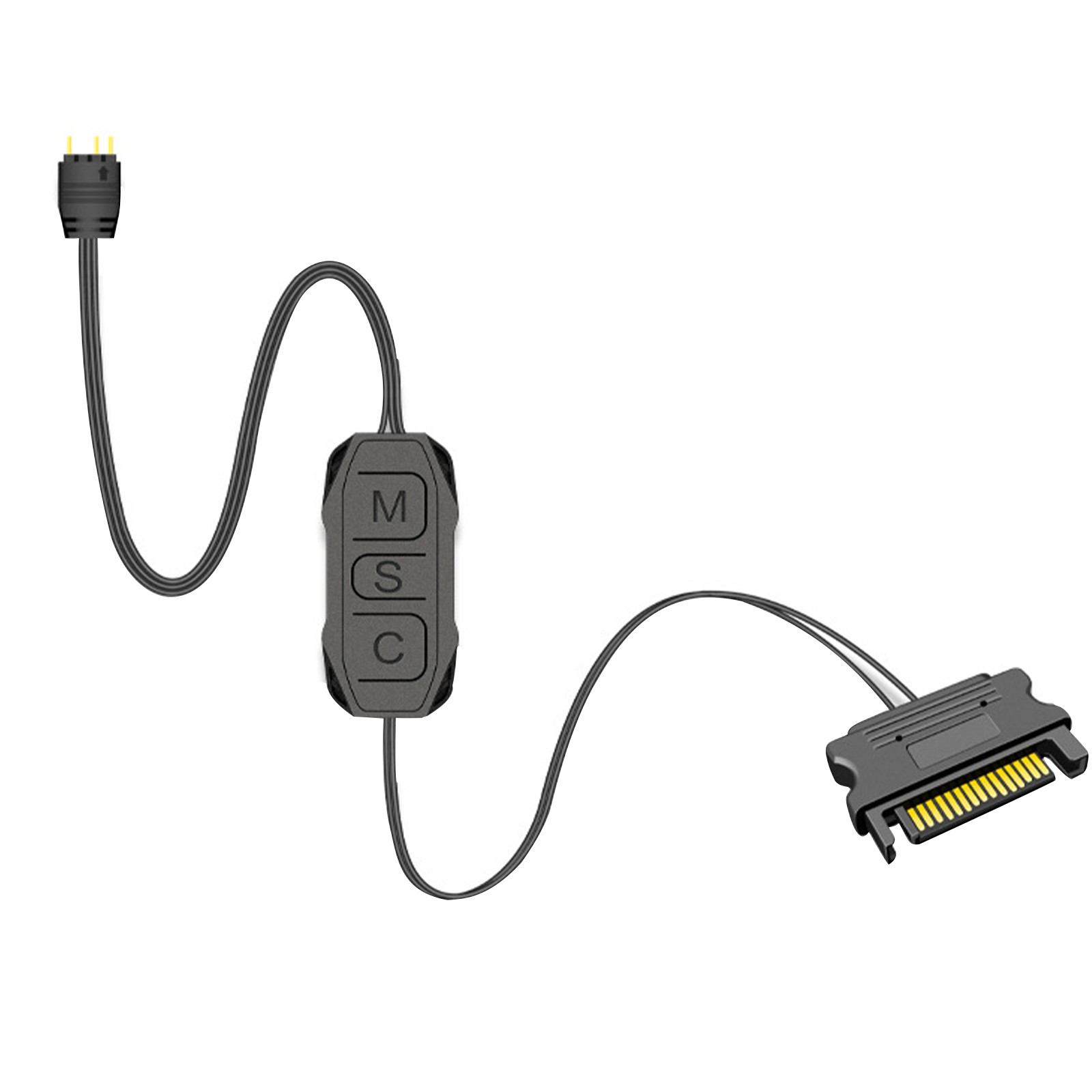 AR-1 RGB Controller Cable 5V 3 Pin to SATA AURA ARGB Mini Control  Controller H