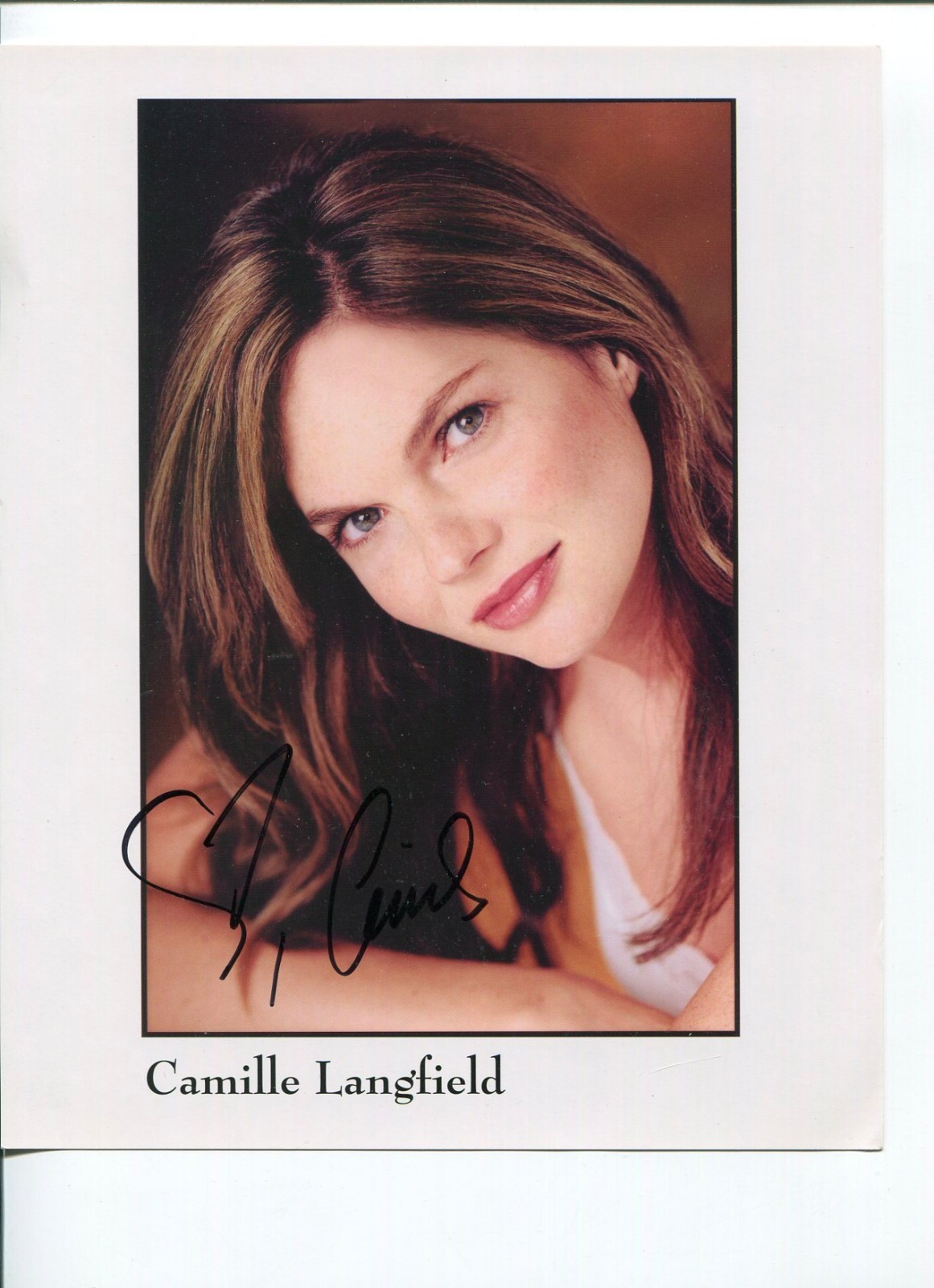 Camille Langfield Californication Charmed What About Bria Signed Autograph Photo