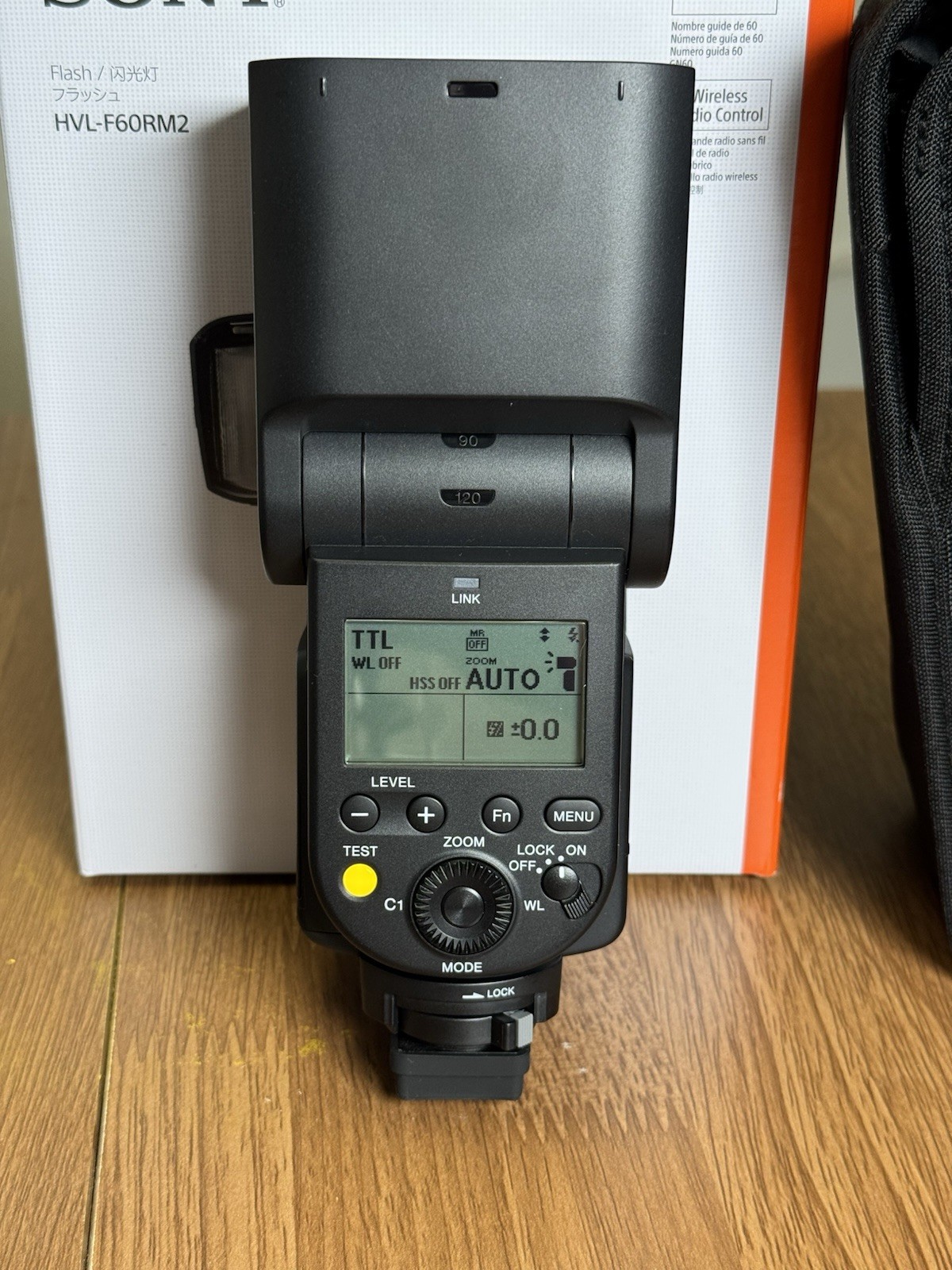 Sony HVL-F60RM2 GN60 Wireless Radio Flash