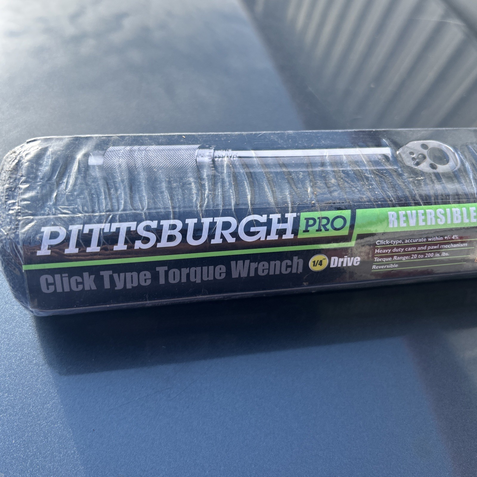 Pittsburgh 1/4" Drive Reversible Torque Wrench