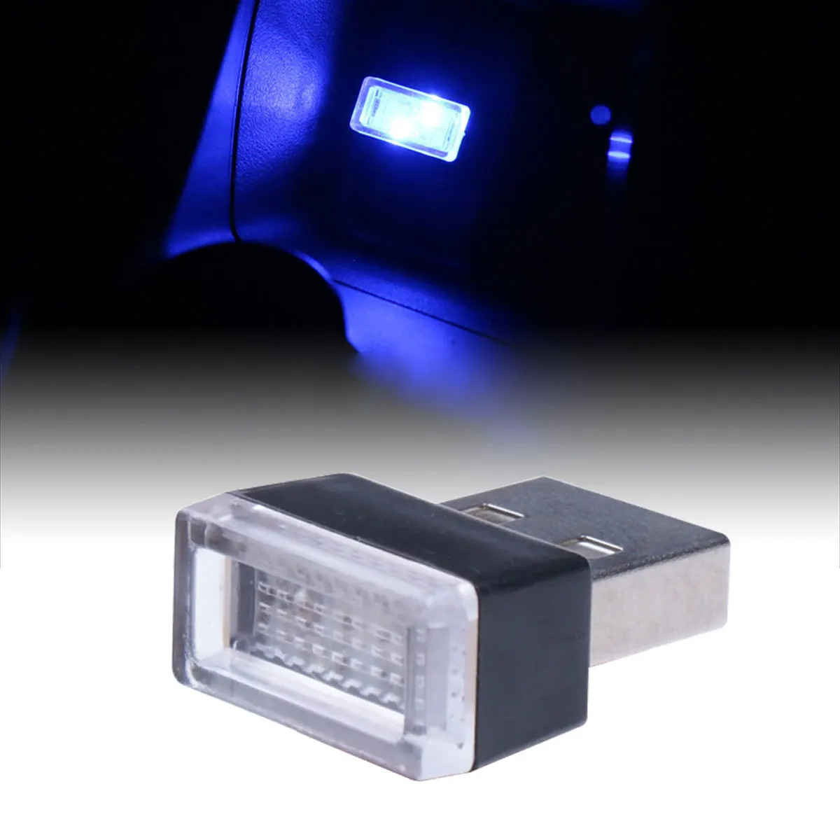 1X Mini USB LED Atmosphere Lights Night Light Multicolored Plug and Play Suitabl